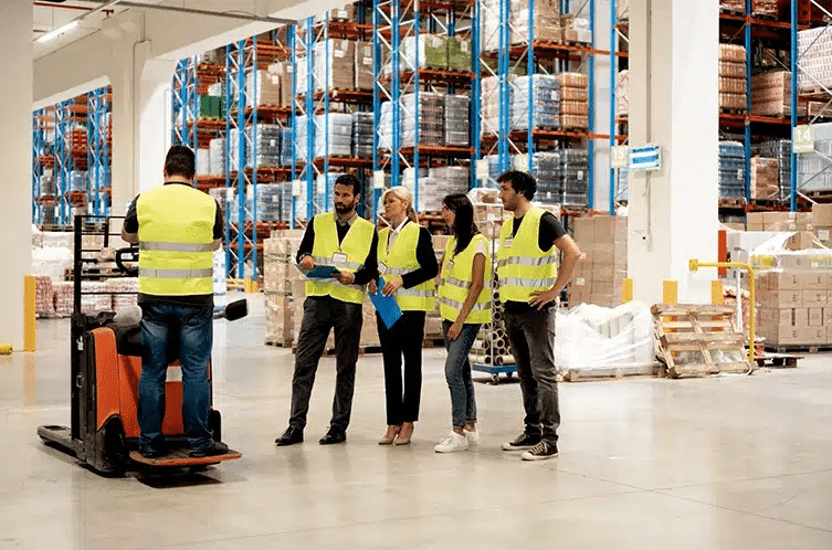 Teepee Warehouse Solutions Racking Inspection Training Courses Lesson in session