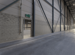 Factory partitioning large partitioning wall