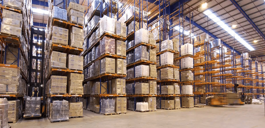 Types of warehouse pallet racking: VNA racking at Teepee Materials Handling